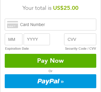 Paying with PayPal